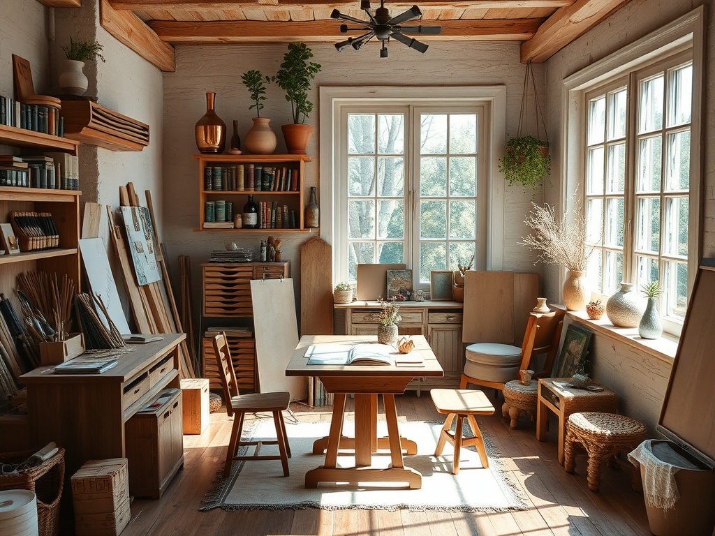 Зона для хобби: мастерская, швейная комната