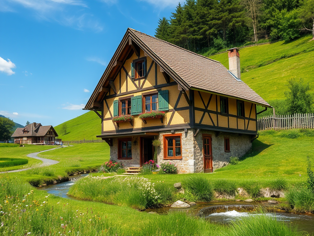 Построить дом в стиле фахверк