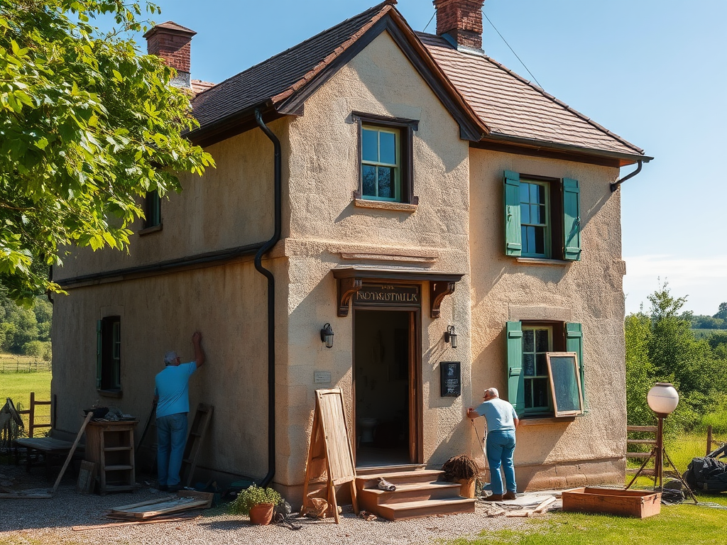 Ремонт старинных загородных домов: как сохранить историческую ценность при обновлении